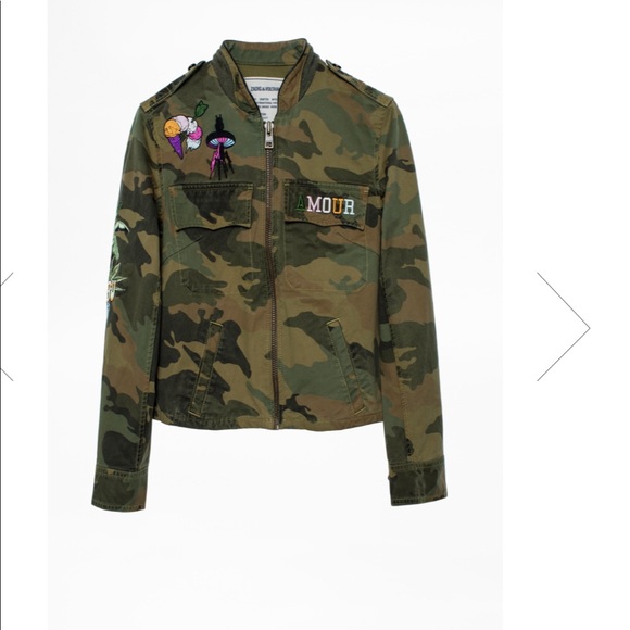 Zaria & Voltaire Short army green jacket - Picture 5 of 5